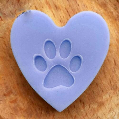 Cats Footprints Pattern Stamp Home Cleaning Natural Seal Acrylic Transparent Imprint Soap Stamp For Handmade Making Chapter