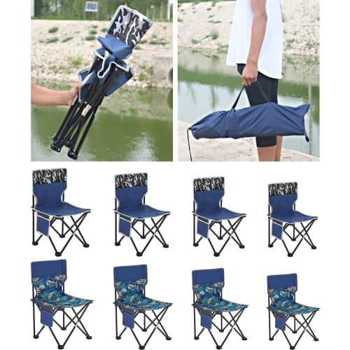 Folding Chair Camping Fishing Stool Portable Lightweight Travel Slacker Seat Fishing Festival Beach Chair