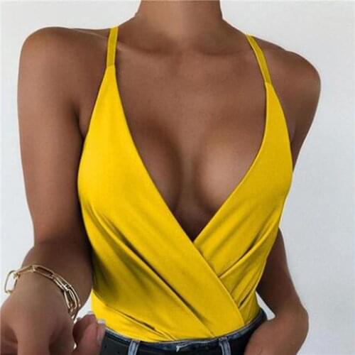 2021 New Summer Camisoles Women Tops Sexy Deep V Neck Cross Spaghetti Strap Cami Casual Nightclub Top Female Plus Size Clothes