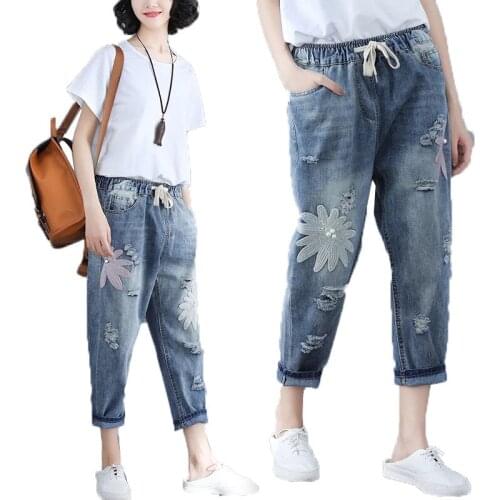 XLMJDZGS Womens Boyfriend Jeans