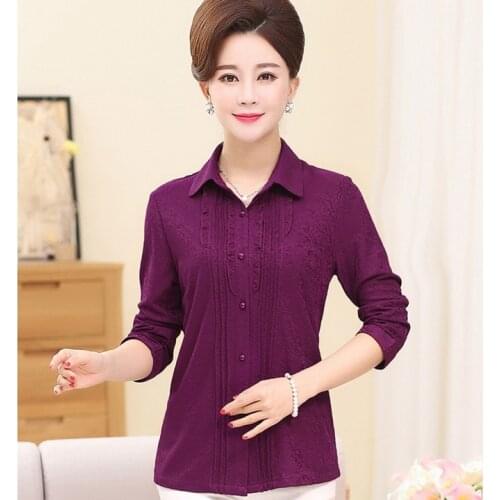 2021 Spring Summer Women Blouses Top Fashion Long Sleeve Tee Shirts Casual Office Lady XL-5XL Plus Size Femme Blusas