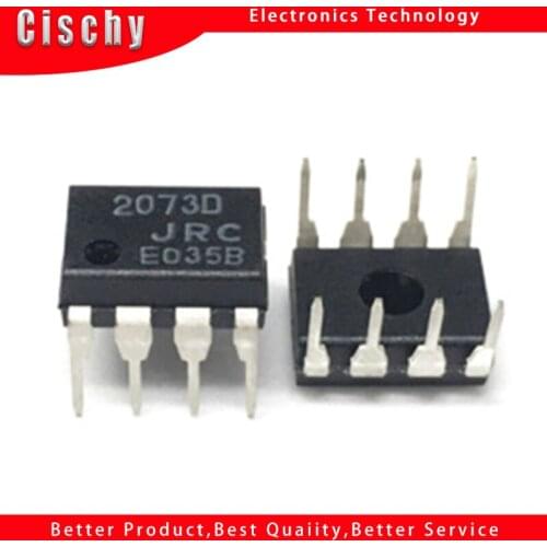 10pcs/lot NJM2073D JRC2073D 2073D DIP-8