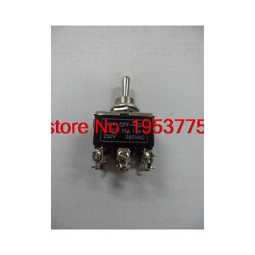 6-Pin Toggle DPDT ON-OFF-ON Momentary Switch 15A 250V YB