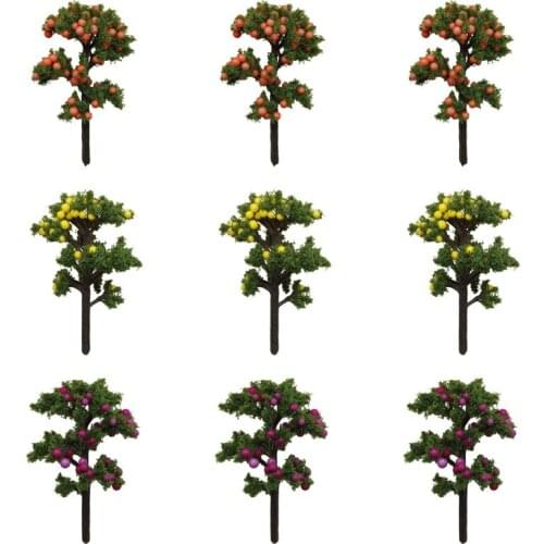 70mm X 40mm, 1 PiecOrange Tree Grapefruit Tree Apple Tree Miniature Landscape Simulated Fruit Tree Holiday Home Decoration
