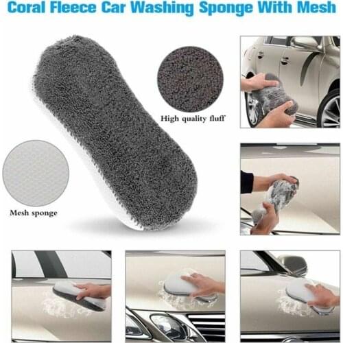 9Pcs Car Microfiber Washing Sponge Glove Towel Wheel Brush Cleaning Tools Kit Car Washing Cleaning Towels Care Kit Dropshipping