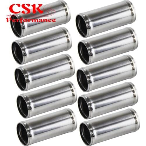 1.26'' 32mm Aluminum Hose Adapter Tube Joiner Pipe Coupler Connector 10PCS L=3