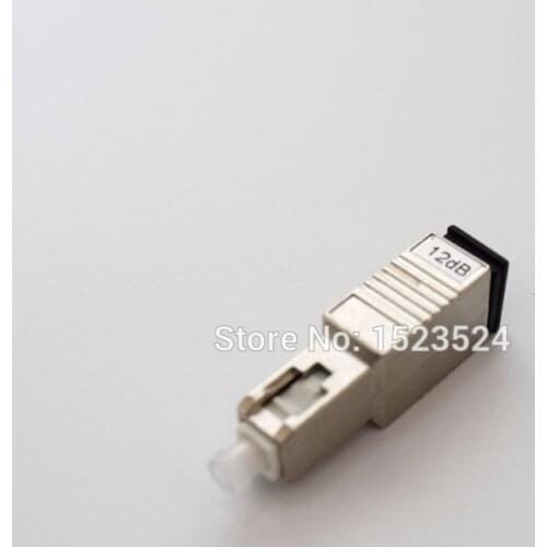 Free Shipping 5pcs/lot 12dB SC Female to Male Fiber Optic Attenuator LC Female Male Fiber Optic Attenuator