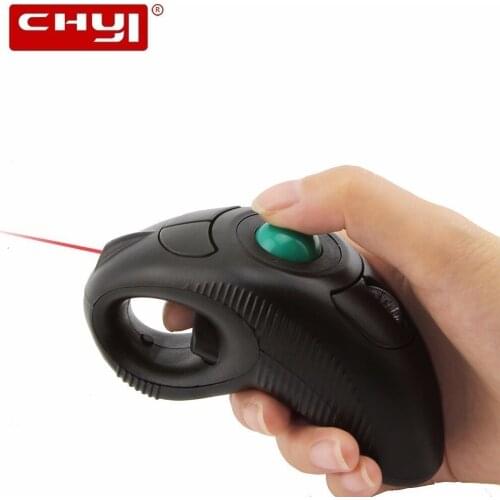 CHYI Wireless Air Mouse USB Port PPT Class Education Computer Mouse Remote Control Handheld Laser Finger Trackballs Mice