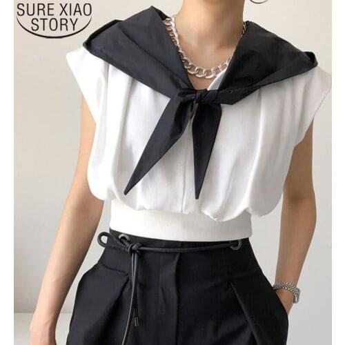 Summer Solid V-neck Blouse Women Blusas Vintage Fashion Streetwear Blusas Mujer De Moda 2021 Verano Chic Shirt Womens Tops 14781