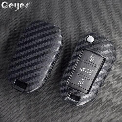 Ceyes Car Styling Protection Remote Smart Key Covers Case For Peugeot 3008 208 308 508 408 2008 307 4008 For Citroen C4 Shells