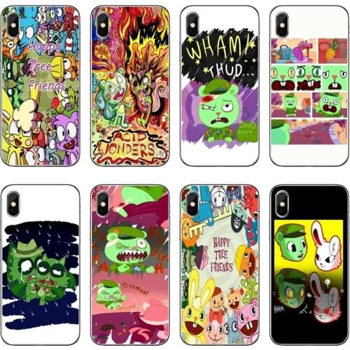 Happy Tree Friends Transparent Phone Case For Samsung Galaxy M30 J8 J7 J5 Pro J6 J4 Prime A6 A8 A9 Plus J3 2018 2017