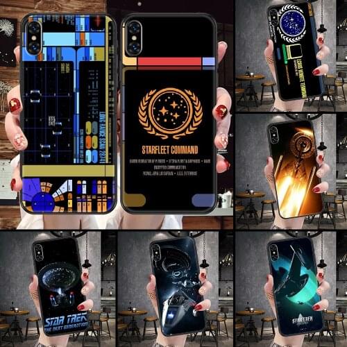 Stars and Treks Phone Case For iphone 5 5S SE 2 6 6S 7 8 11 12 Mini Plus X XS XR Pro Max black pretty prime silicone back art