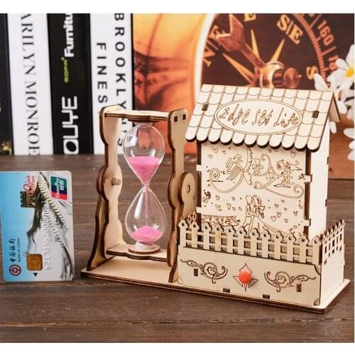 Wooden Cute Piggy Bank Money Box Children Creativity Nordic Modern Piggy Bank House Huchas De Dinero Decorative Boxes BD50MB