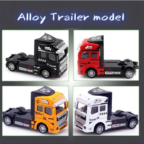 4-color Childrens Trailer Toy Alloy Front Can Match Diy Scene Supporting Ladder Model Home Furnishings Toy Car