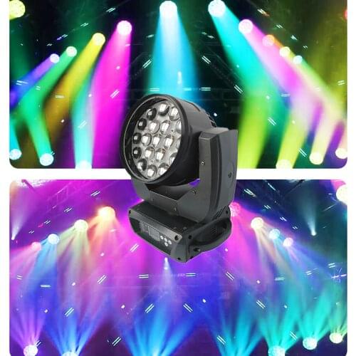 Nineteen focusing and dyeing beam moving head lights 19×15W DMX suitable for stage lighting equipment
