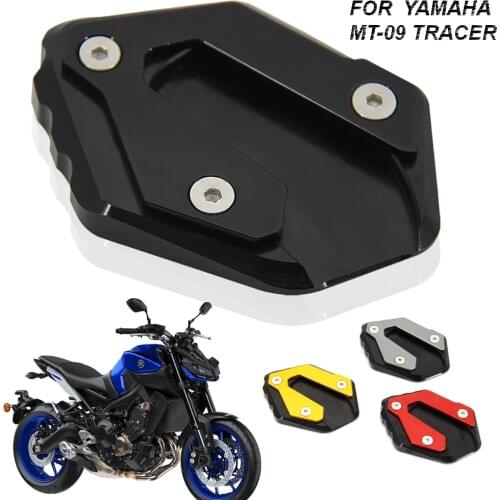 For Yamaha MT-09 Tracer MT 09 TRACER 900 GT MT09 FZ09 Foot Extension Pad CNC Motorcycle New Kickstand Side Kick Stand