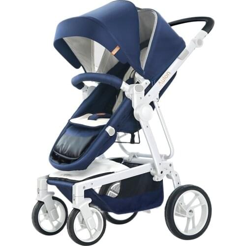Two-way implementation of stroller stroller can sit and lay safe and secure baby stroller baby Ultra-light folding stroller