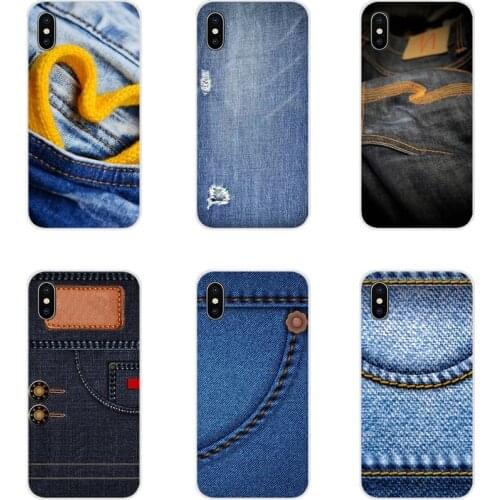 Jeans Cowboy Denim printed style Mobile Phone Shell Cases For Huawei Y5 Y6 Y7 Y9 Prime Pro GR3 GR5 2017 2018 2019 Y3II Y5II Y6II
