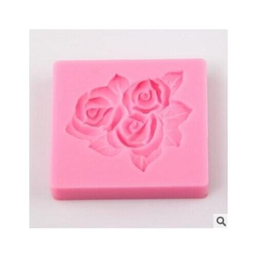 Hot sale flower shaped chocolate silicon mold fondant Cake decoration mold chocolate mold