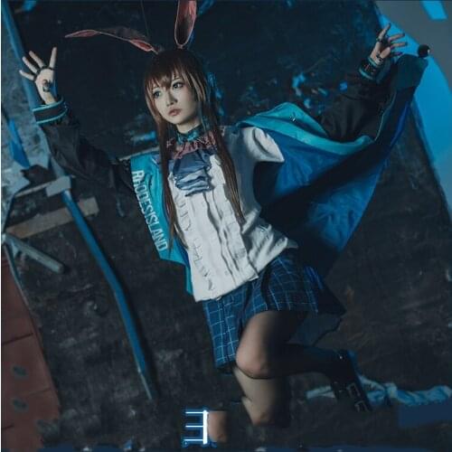 Costume Men/Women Game Arknights Cosplay Costume Cos AMIYA Cosplay Halloween Party High Quality