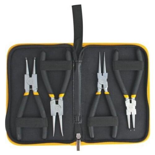 BESTIR taiwan CRV 6" External/internal with straight/bent nose circlip pliers spring installation and removal NO.96111