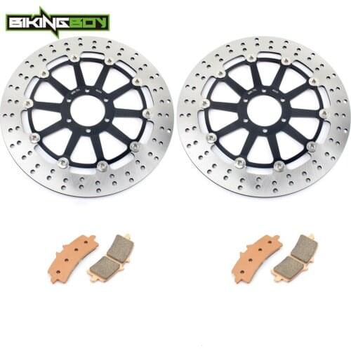 BIKINGBOY For KTM RC8 2008 2009 2010 2011 2012 RC8R RC8 R 09 10 11 12 13 14 15 Front Brake Discs Disks Rotors + Pads 320mm Set