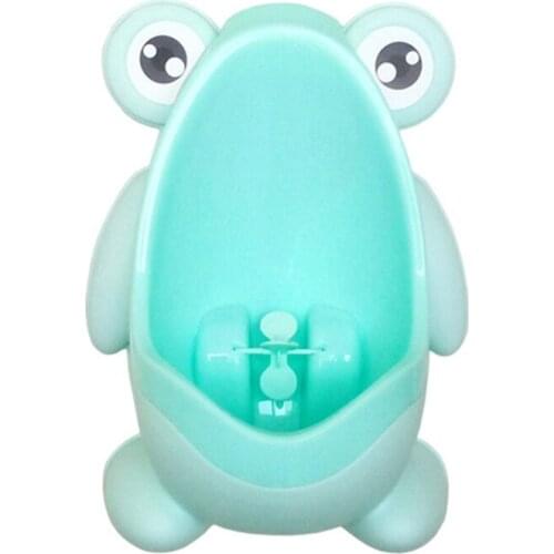 Baby Boy Urinal Infant Toddler Cartoon Frog Wall-Mounted Hook Potty Toilet Training Stand Vertical Boys Pee Toilet