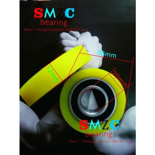 Packaging machinery ATM bearing 62042RS using pad printer ,PU Bearing,wear-resisting,Shock absorption,bearing size:20*55*14