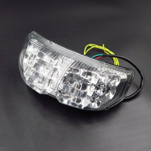 Aftermarket free shipping motorcycle parts LED Tail Light Turn Signals For Yamaha FZ1 2006 2007 2008 2009 2010 Clear