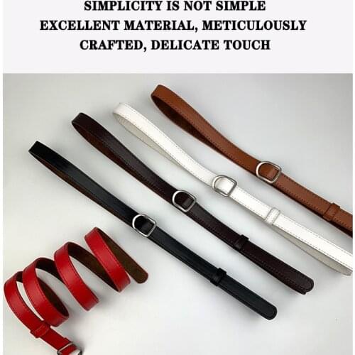 PU Leather Belt For Women Square Buckle Pin Buckle Jeans Black Belt Chic Luxury Brand Ladies Vintage Strap Female Waistband