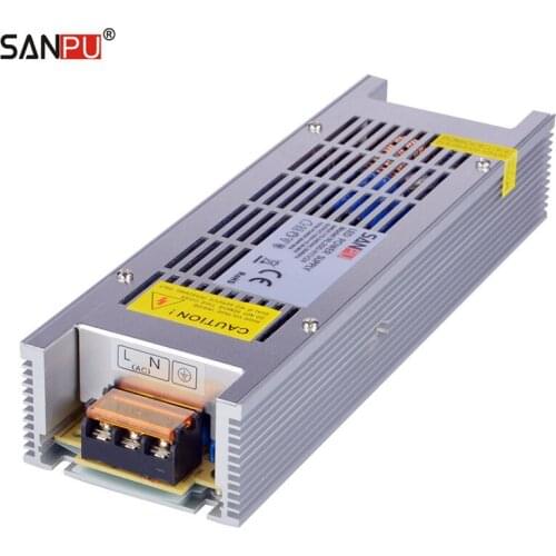 SANPU SMPS 24v 200w LED Power Supply 8a Constant Voltage Switch Driver 220v 230v ac/dc Lighting Transformer Fanless Indoor 180w