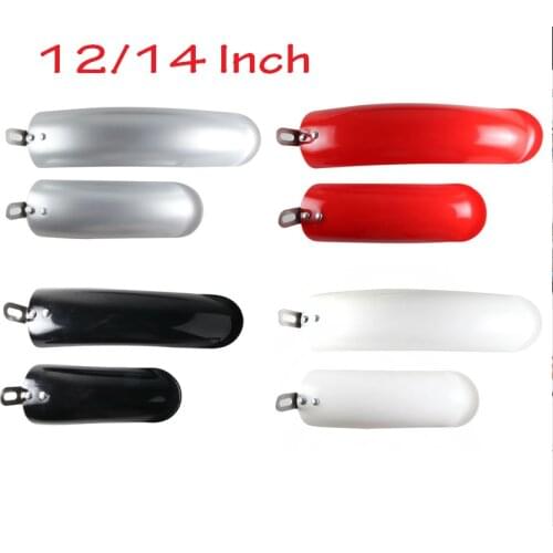 12 /14 inch 412 Folding Bike Fenders DA HON/FN HON Mini Fenders Folding Bicycle Practical Accessories Silver/White/Black/Red