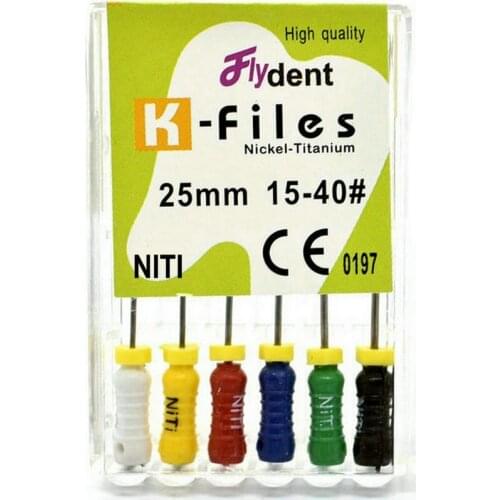 Dental instrument NITI K files K-FILES hand use files endondontic root canal nickel titanium dentist tool