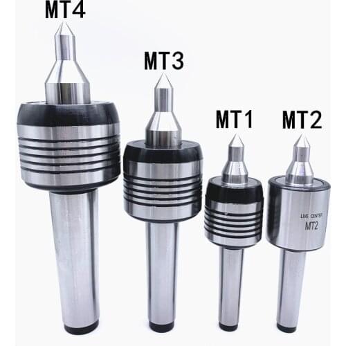 MT1 MT2 MT3 MT4Steel Lathe Live Center Live Center Precision Accuracy Morse Taper Bearing For Lathe Turning Tool