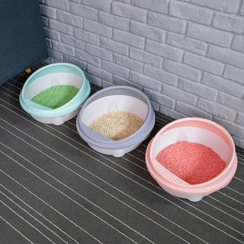 Cat Litter Shit Toilet Semi-enclosed Cat Litter Box With Shovel Cat Toilet Suitable For Cats And Small Dogs Dropshipping