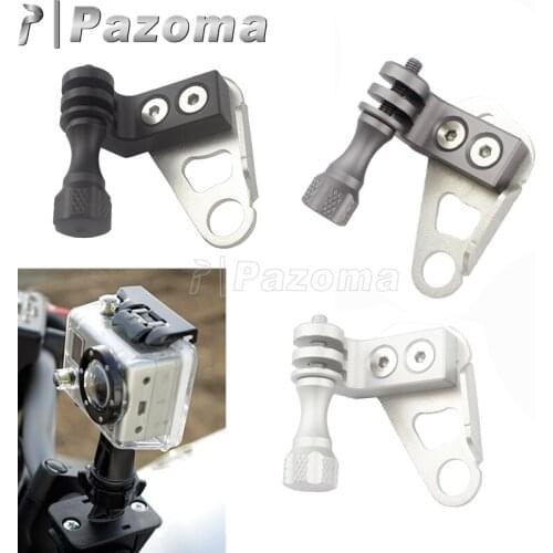 Universal Motorcycle Bike Handlebar Camera Mount Bracket Clamp VCR Digital Video Recorder Holder Camera Cam Rack For GoPro