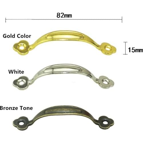 Zinc Alloy Antique Drawer Handle,Vintage Wooden Box,Cabinet,Storage Box Flower Handle,82*15mm,1PC