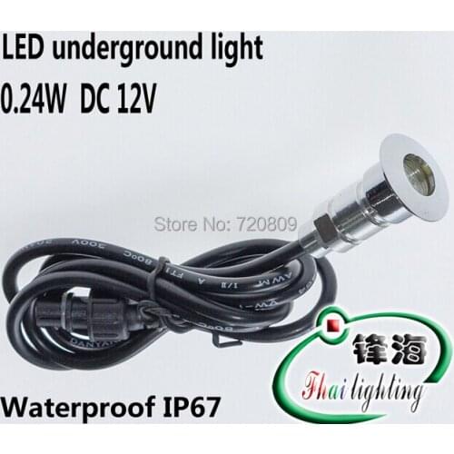 10pcs/lot Free Shpping DC12v Mini LED Floor Lamp Recessed Step Light Outdoor Inground Stair Lighting New