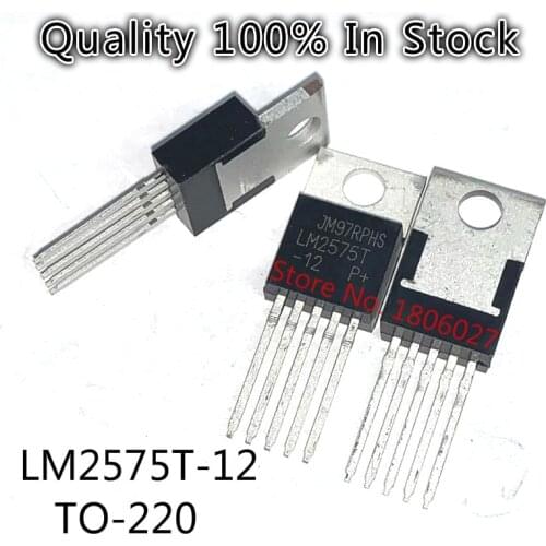 10pcs/lot LM2575T-12 12V Switching Regulator LM2575 TO-220