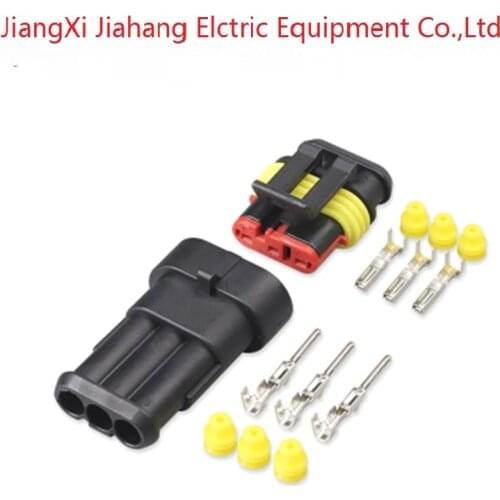 282106-1 282088-1 Freeshipping 200sets DJ7031-1.5-11/21 3Pin AMP Car Electrical Wire Connectors for VW,BMW,Audi,Toyota,NISSAN