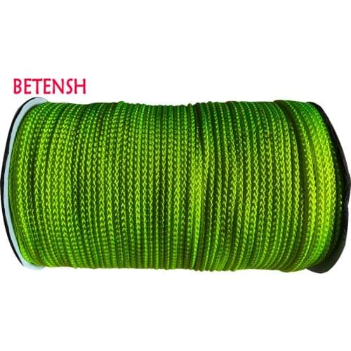 3mm Neon Green Rattail Satin Braid Nylon Cord-130m/Roll Jewelry Finding Macrame Rope Bracelet String Cords Accessories