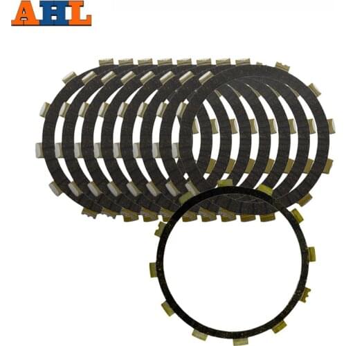 AHL 9pcs Motorcycle Clutch Friction Plates Set For YAMAHA XV1600 XV 1600 ROAD STAR 1999-2003