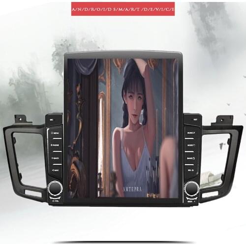 For Toyota Rav4 2013 - 2018 Android 10 8Core 9.7‘’ IPS Vertical Screen Autoradio Car Video Audio DVD Player HU Head Unit Tape PC