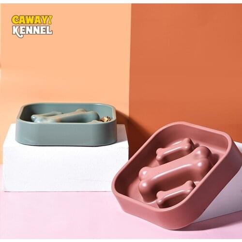 CAWAYI KENNEL Dog Feeder Drinking Bowls for dogs Cats Pet Food Bowl comedero perro miska dla psa gamelle chien chat voerbak hond