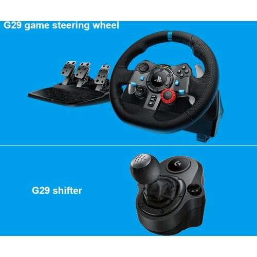 Logitech G29 driving force Game steering wheel PC / PS4 racing car 900 degree driving force feedback handbrake gear lever