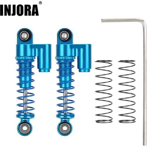 INJORA Aluminum Threaded Shock Absorber Damper for 1/24 RC Crawler Car Axial SCX24 90081 AXI00002 Deadbolt Chevrolet B-17 Betty