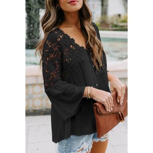 Ажурные блузки INMOTENG China At AliExpress