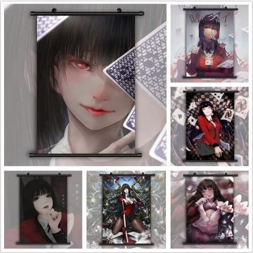 Kakegurui Jabami Yumeko Anime Manga HD Print Wall Poster Scroll