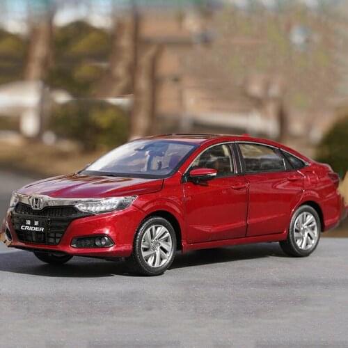 Diecast Alloy Car Model 1:18 HONDA 2019 Vehicle Toy Collection Souvenir Ornaments Display Decoration Gift for Boys