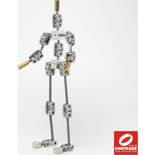 Woman type Not-Ready-Made stainless steel DIY stop motion character puppet armature kit